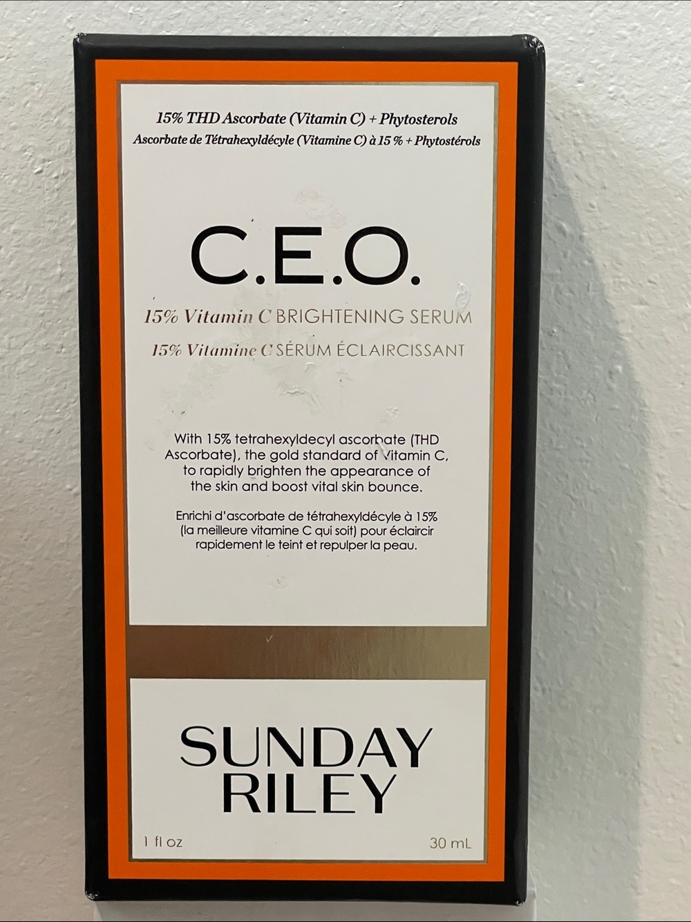 Sunday Riley C.E.O. Vitamin C 15% Brightening Serum 30ml / 1 fl oz SEALED